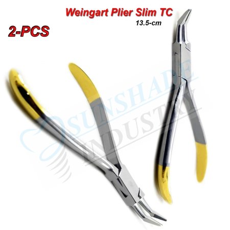 Orthodontic TC Weingart Plier Slim Dental Arch Wire Braces Bending Holding Tools